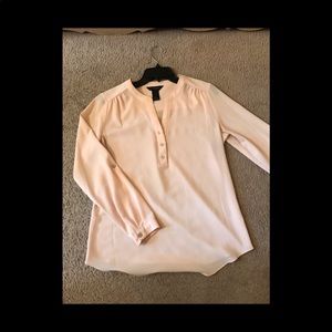 Long sleeve nude pink shirt